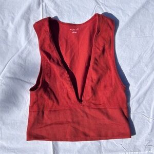 Urban Outfitters Out From Under V Neck Top